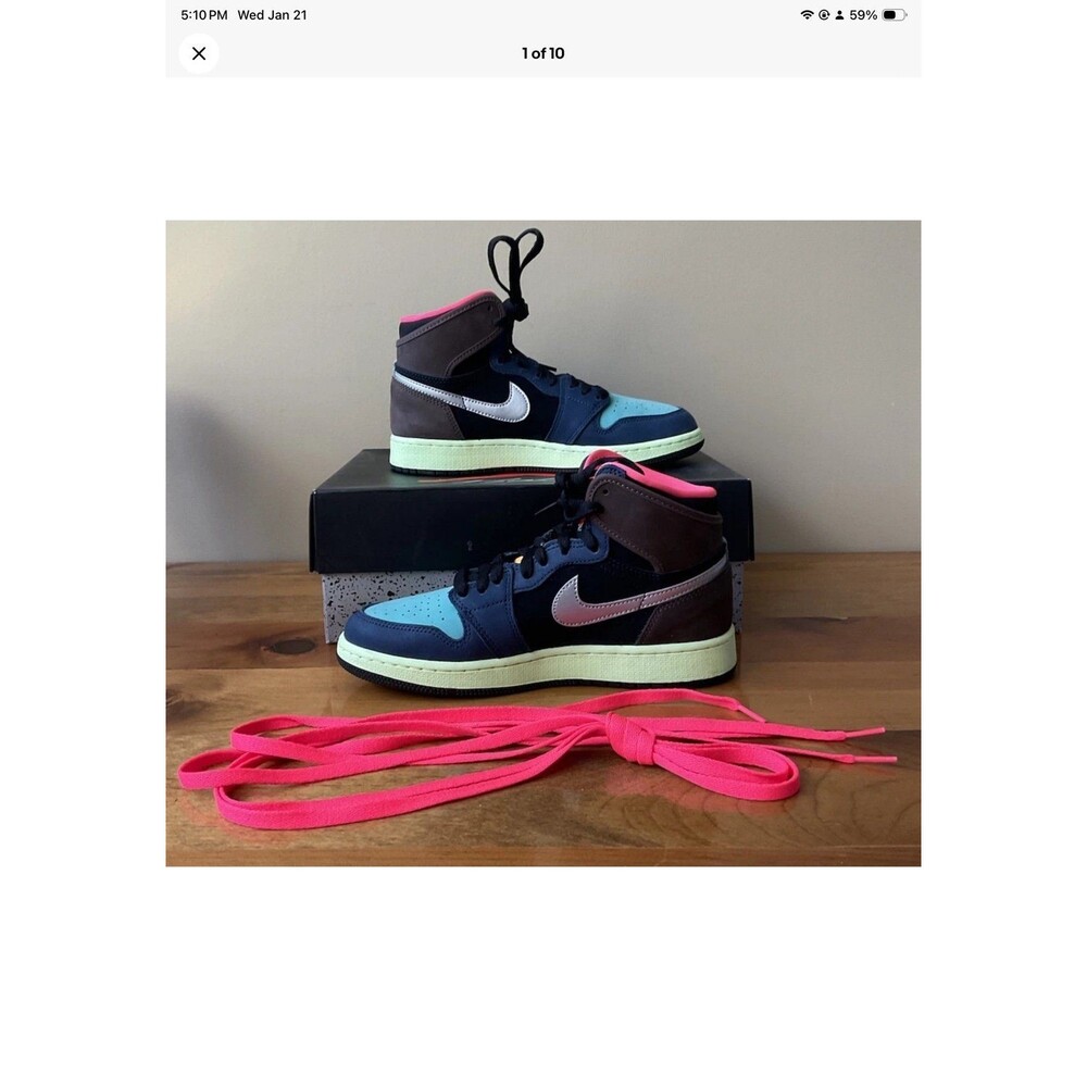 Nike Air Jordan 1 Retro High GS Tokyo Bio Hack Youth 5.5 Y 575441-201 NEW IN BOX